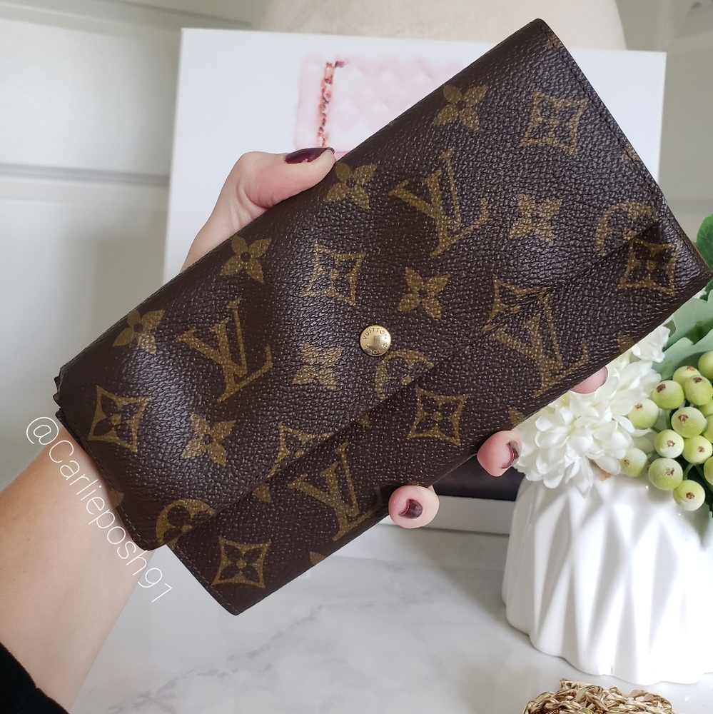 Authentic Pre-owned Vintage Louis Vuitton Sarah Flap Long Wallet